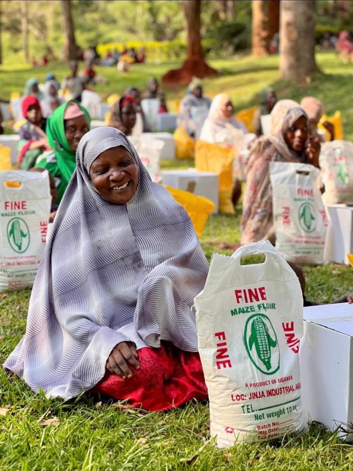 Women and children gathered together at a Musana skills training session